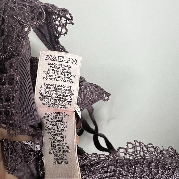 Victoria's Secret Top Women Sz Small Purple Intimates Sleep Slip Baby Doll Tank - Picture 6 of 7